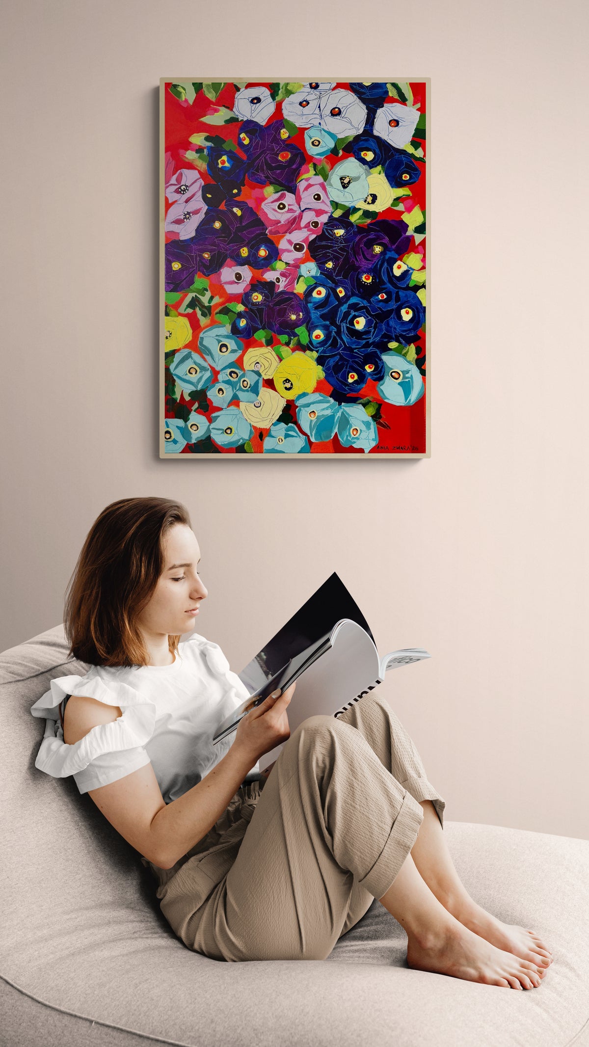 I've got my eye on you, 50x70 cm