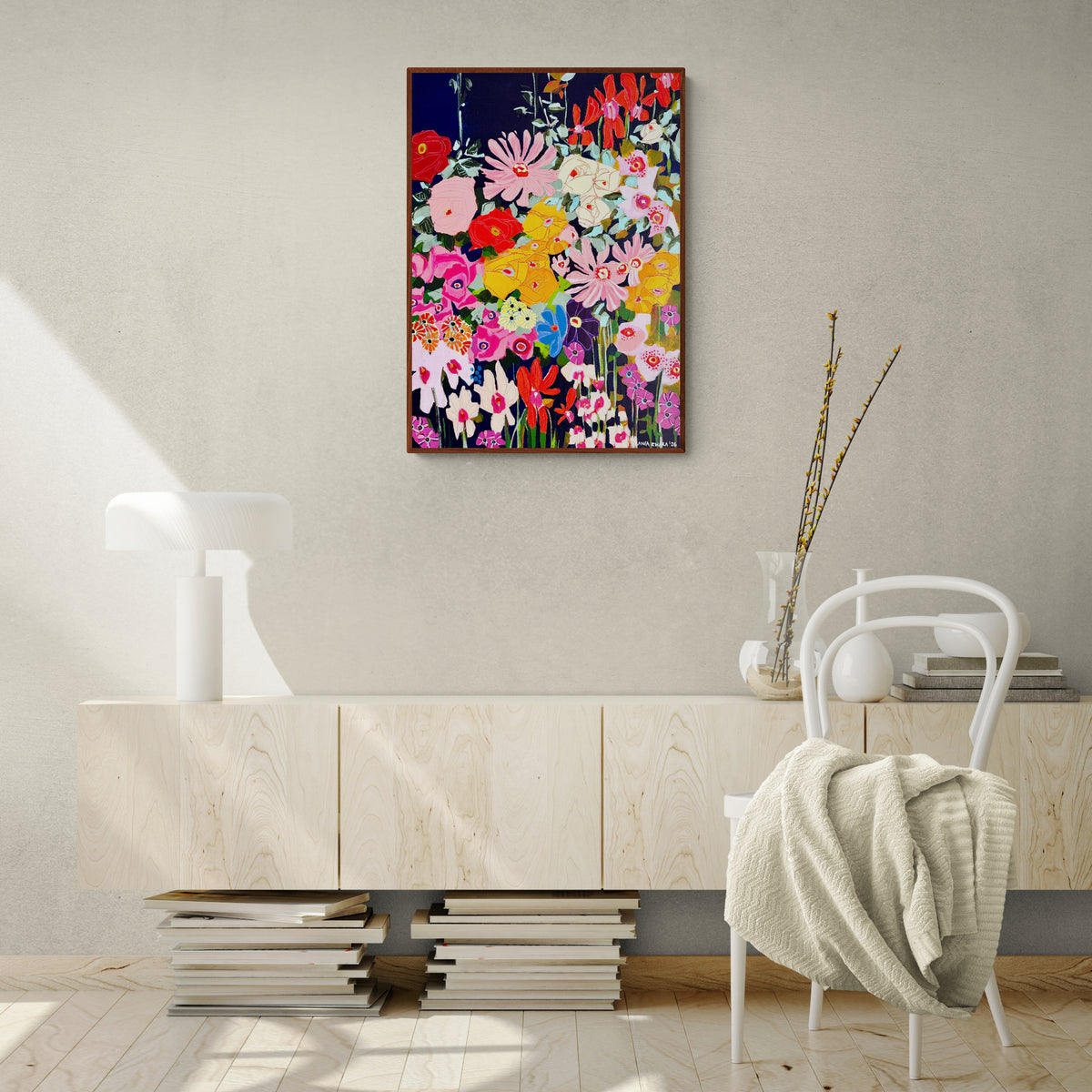 467-year-old garden, 50x70 cm
