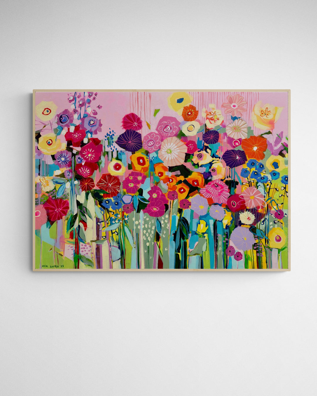 Blooming disco, 70x100 cm
