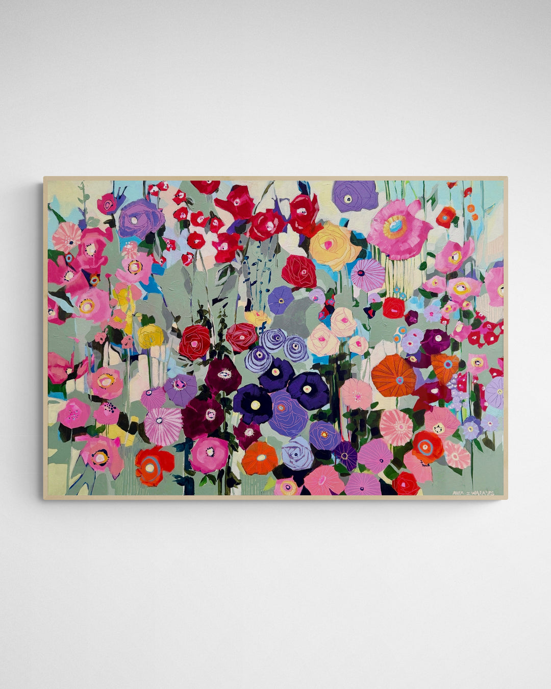 Sage meadow, 70x100 cm
